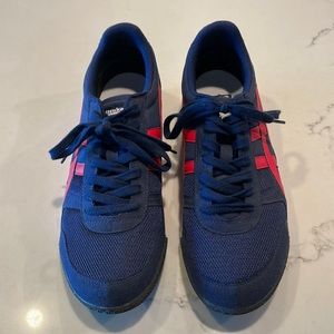 Onitsuka Tiger Ultimate 81 navy red, size 9.5